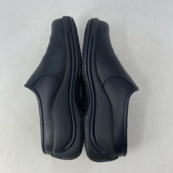 Dansko Clogs Open Back Black Leather Mules Comfort Slip On Womens Size 6.5 - Picture 5 of 8